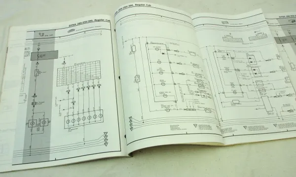 TOYOTA DYNA BU YU WU RU YH LH YY LY 1190 Schaltpläne ELECTRICAL WIRING DIAGRAM