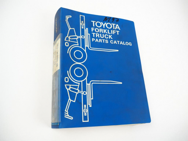 Toyota FD FG 2FG 3FD 3FG Forklift Main Parts Catalog Ersatzteilliste1980