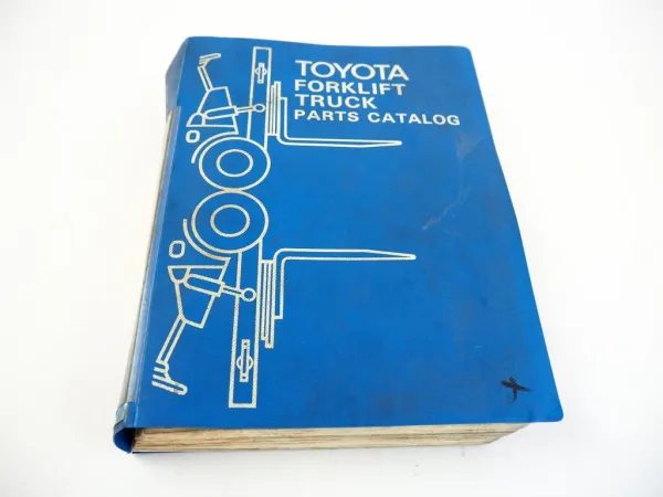 Toyota FD/FG45 FDE/FGE35 3FD/3FG 33 35 40 Forklift Parts Catalog Ersatzteilliste