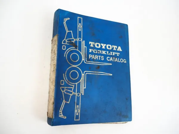 Toyota FG/FD 18 4FG/3FD 10 14 15 Forklift Main Parts Catalog Ersatzteilliste1978