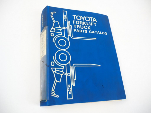 Toyota FG FD 18 4FG 3FD 10 14 15 Forklift Main Parts Catalog Ersatzteilliste1981