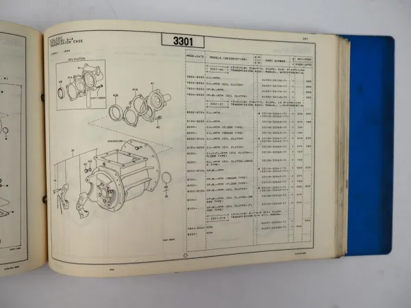 Toyota FG FD 28 2FG 3FD 28 30 Forklift Truck Ersatzteilliste Parts Catalog 1982
