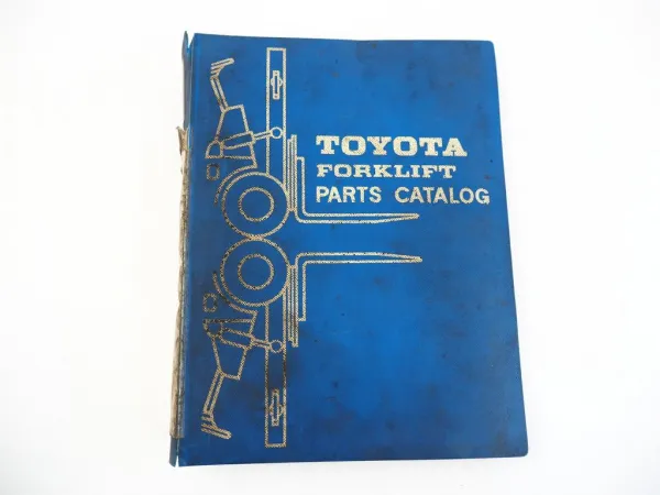 Toyota FG FD 2FG 3FG 3FD 4FG Forklift Engine Parts Catalog Ersatzteilliste1978