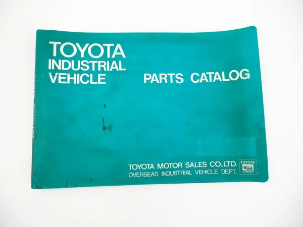 Toyota FG Forklift Truck Gabelstapler Parts Catalog Ersatzteilliste