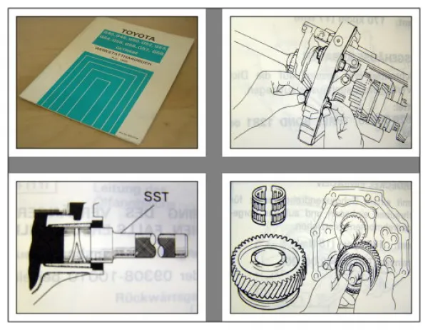 Toyota Getriebe G40 45 50 52 G54 G55 - G58 Werkstatthandbuch Land Cruiser J7