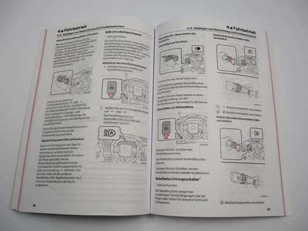 Toyota Hilux Betriebsanleitung Bedienungsanleitung 2021 Bordbuch