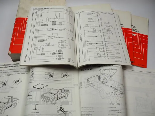 Toyota Hilux RZN 1997 - 2002 Reparaturanleitung Werkstatthandbuch Reparaturhandbuch
