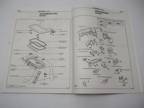 Toyota Hilux YN80 4Runner N13 1994 Werkstatthandbuch Reparaturanleitung Zusatz
