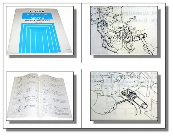 Toyota Land Cruiser Dyna Coaster Werkstatthandbuch 3 3.4 3.7l Motor B 3B 11B 14B