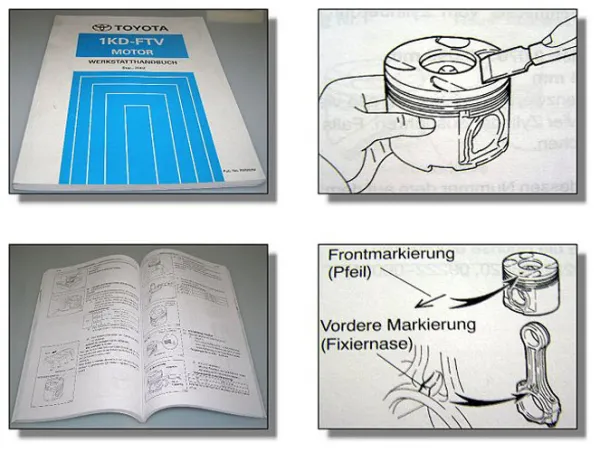 Toyota Land Cruiser J12 KDJ 120 125 Prado Motor 1KD-FTV Werkstatthandbuch 2002