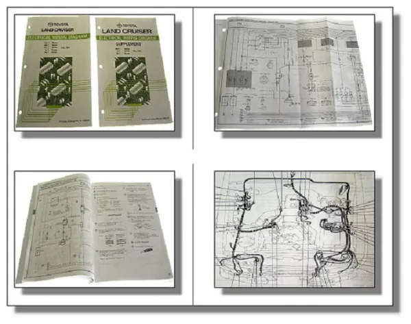Toyota Land Cruiser J7 KZJ LJ RJ 70 - 79 Schaltpläne 1992 1993 Werkstatthandbuch
