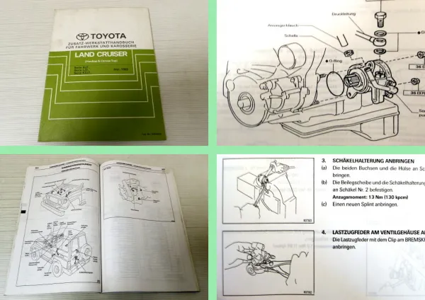 Toyota Land Cruiser J7 RJ LJ KZJ ab 1993 Werkstatthandbuch Reparaturanleitung