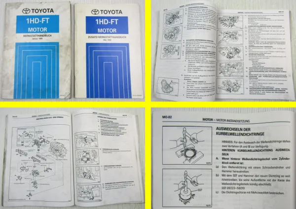 Toyota Land Cruiser J8 HDJ 80 4.2 l Turbo Motor 1HD-FT Werkstatthandbuch 1995/96