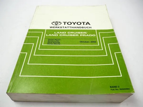 Toyota Land Cruiser Prado J12 Werkstatthandbuch MOTOR Reparaturanleitung Band 2
