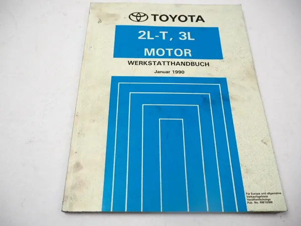 Toyota LandCruiser J7 LJ7 LN1 Hilux 4Runner 2L-T 3L Motor Werkstatthandbuch 1990/94