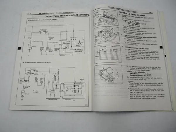 Toyota LandCruiser J7 LJ7 LN1 Hilux 4Runner 2L-T 3L Motor Werkstatthandbuch 1990/94