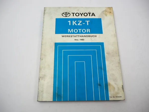 Toyota Landcruiser KZJ70 KZJ73 KZJ77 3.0 l TD Motor 1KZ-T Werkstatthandbuch 1993