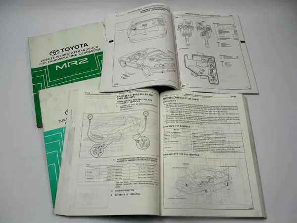 Toyota MR2 W2 SW20 Werkstatthandbuch Reparaturhandbuch 1989 - 1996 Toyota MR2 W2 SW20 Werkstatthandbuch Reparaturhandbuch 1989 - 1996