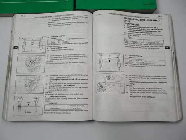 Toyota MR2 W3 ZZW30 Werkstatthandbuch 1999 - 2002 Reparaturanleitung Toyota MR2 W3 ZZW30 Werkstatthandbuch 1999 - 2002 Reparaturanleitung