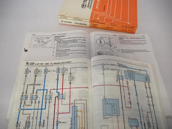 Toyota Paseo Coupe Cabriolet EL54 Werkstatthandbuch Reparaturanleitung 1995 -99