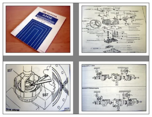 Toyota Supra JZA80 Automatik Getriebe Differentialblock A343E Werkstatthandbuch