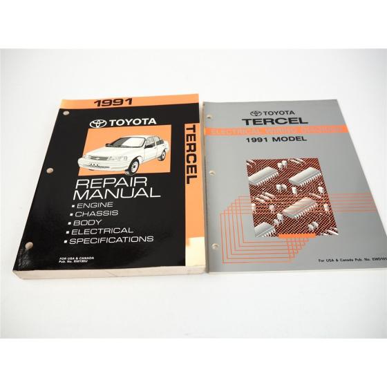 Toyota Tercel EL42 1991 Repair Manual Electrical Wiring Diagram Reparatur