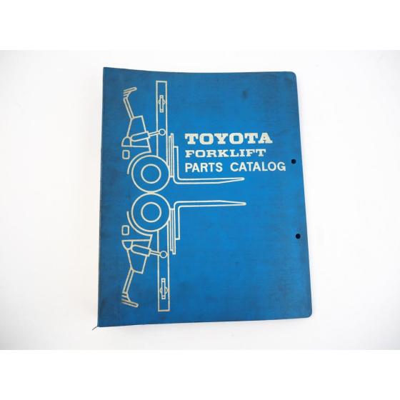 Toyota TG TD 20 25 Towing Tractor Parts Catalog Ersatzteilliste1973
