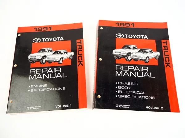 Toyota Truck Pickup 1991 RN VZN Repair Manual for USA Canada