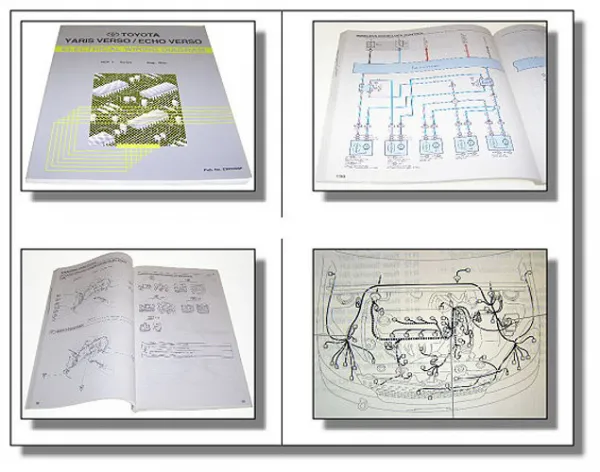 Toyota Yaris elektrische Schaltpläne Elektrik 1999 Electrical Wiring Diagram