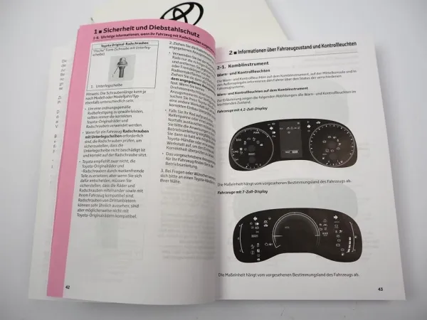 Toyota Yaris HEV Handbuch Betriebsanleitung Bedienungsanleitung 2024 Bordbuch Deutsch