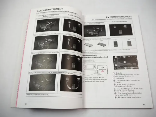 Toyota Yaris Hybrid XP13 Betriebsanleitung Bedienungsanleitung 2016 Bordbuch