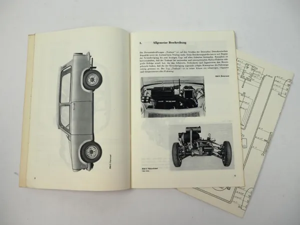 Trabant 601 Limousine Kombi Betriebsanleitung Bedienungsanleitung 1977