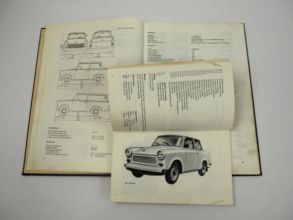 Trabant 601 PKW Betriebsanleitung Werkstatthandbuch IFA DDR 1977/80