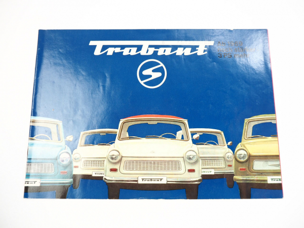 Trabant 601 Standard Universal S de luxe Prospekt IFA Zwickau DDR 1968