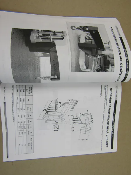 TRE EMME Anbaugeräte für Merlo Teleskopmaschinen ZM2 ZM3 ZM4 03/2003 Katalog