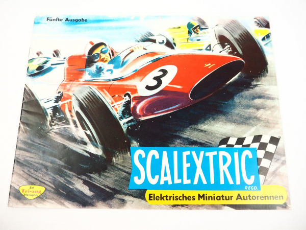 Tri-ang Scalextric Autorennen Prospekt 5. Ausgabe 1964 Lines Freres England