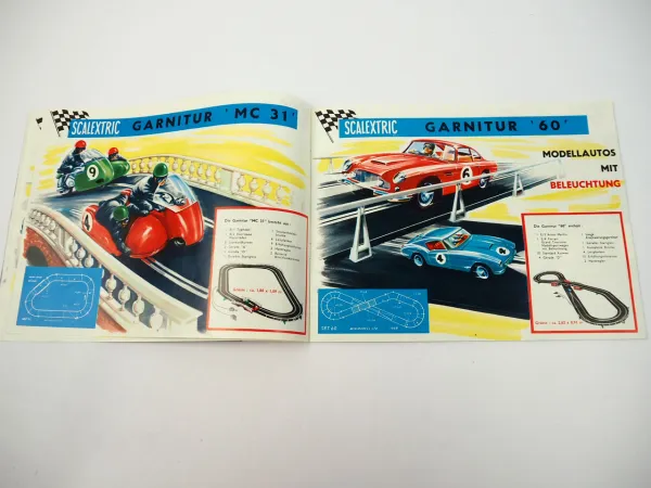 Tri-ang Scalextric Autorennen Prospekt 5. Ausgabe 1964 Lines Freres England