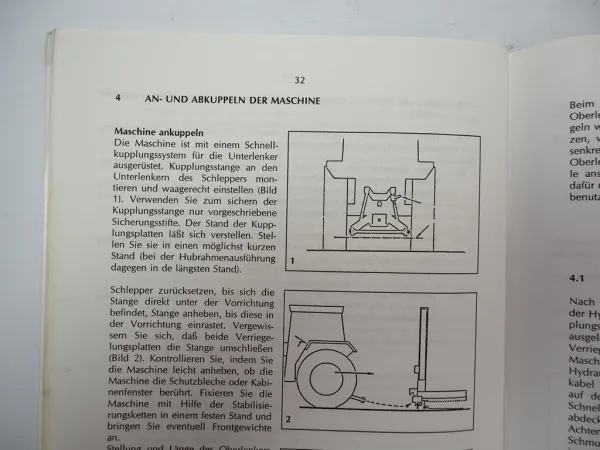 Trioliet TU 115 145 170 195 Siloblockschneider Betriebsanleitung 1995