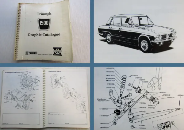 Triumph 1500 Graphic Catalogue Spare Parts List Parts Catalogue