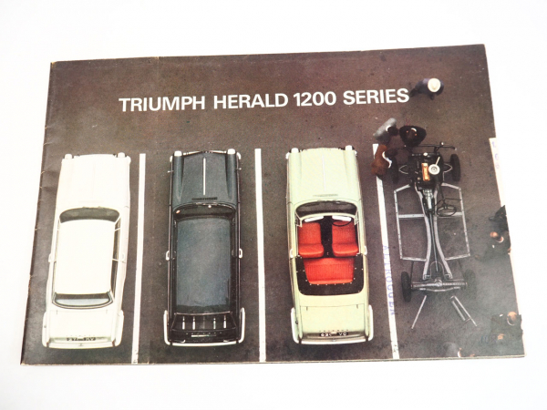 Triumph Herald 1200 Series Prospekt Brochure 1964 in Englisch