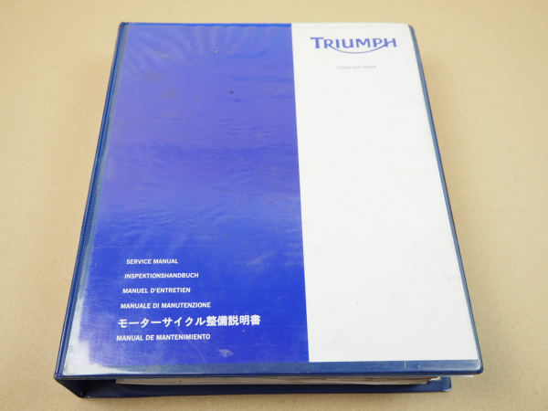 Triumph Tiger Explorer Werkstatthandbuch Reparaturanleitung 2012