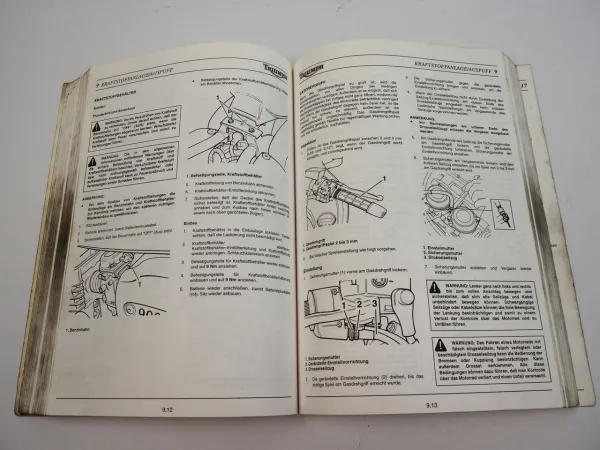 Triumph Trophy Trident Daytona Sprint Tiger Thunderbird Werkstatthandbuch 1996