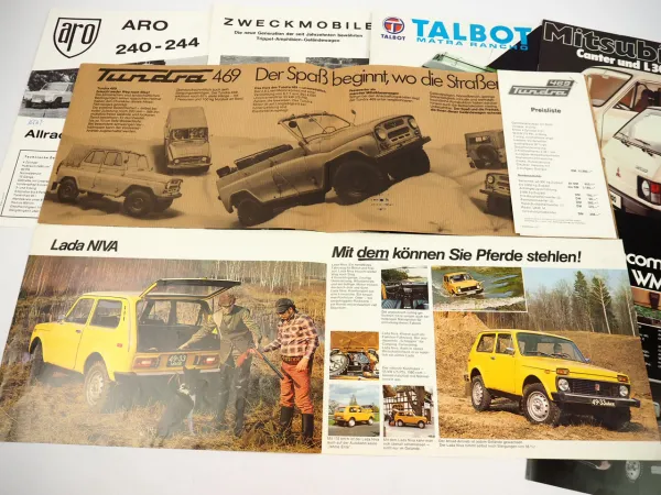 Tundra 469 Daihatsu Wildcat Allrad Jeep ARO Lada Niva Zweckmobile Talbot Rancho