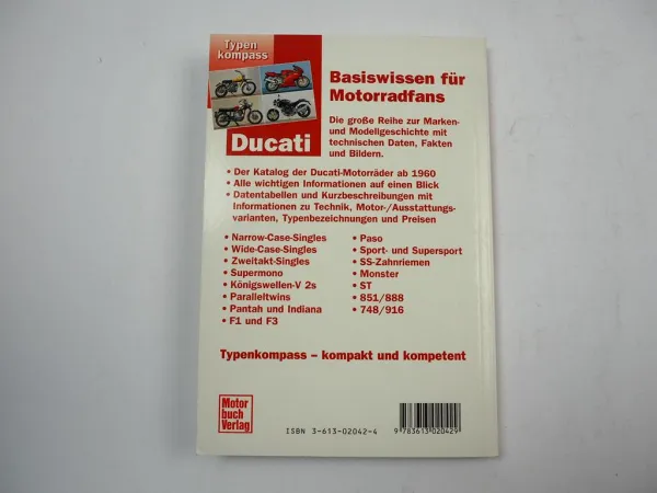 Typenkompass Ducati Motorräder seit 1960 A. Seiler Motorbuch Verlag 2000