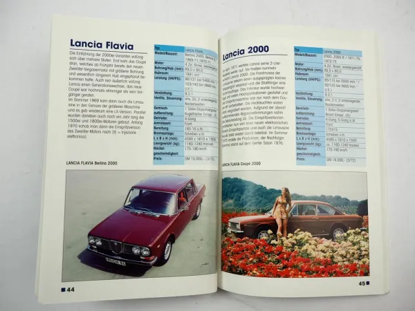 Typenkompass Lancia Personenwagen nach 1945 Gerst Motorbuch Verlag 2007