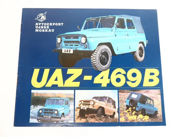 UAZ 469B Geländewagen PKW Prospekt 1977