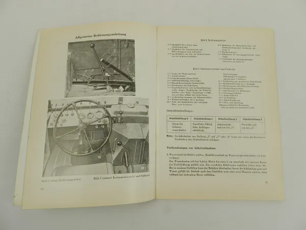 Unimog 411 Typ C Zugmaschine 34 PS Betriebsanleitung 1969