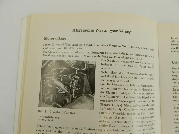 Unimog 411 Typ C Zugmaschine 34 PS Betriebsanleitung 1969