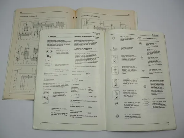 Unimog 427 437 Bordcomputer Unicomp 1 Neuerungen 2x Kundendiensthandbuch 1991