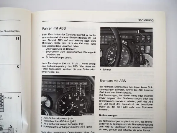 Unimog 427 U1000 bis U1650L Bremsanlage ABS Werkstatthandbuch 1990